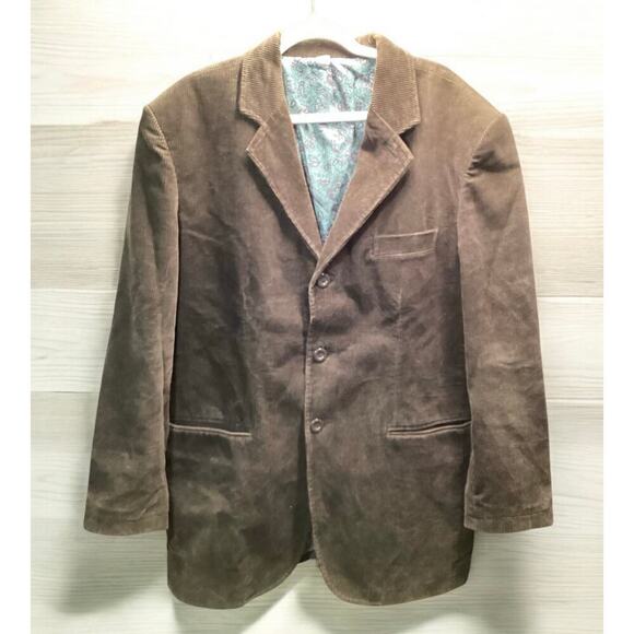 Lavane brown coat/jacket corduroy men’s XL - Picture 1 of 4